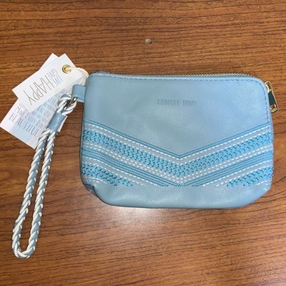 Conquer Today Inspirational Wristlet - Picture 2 of 8